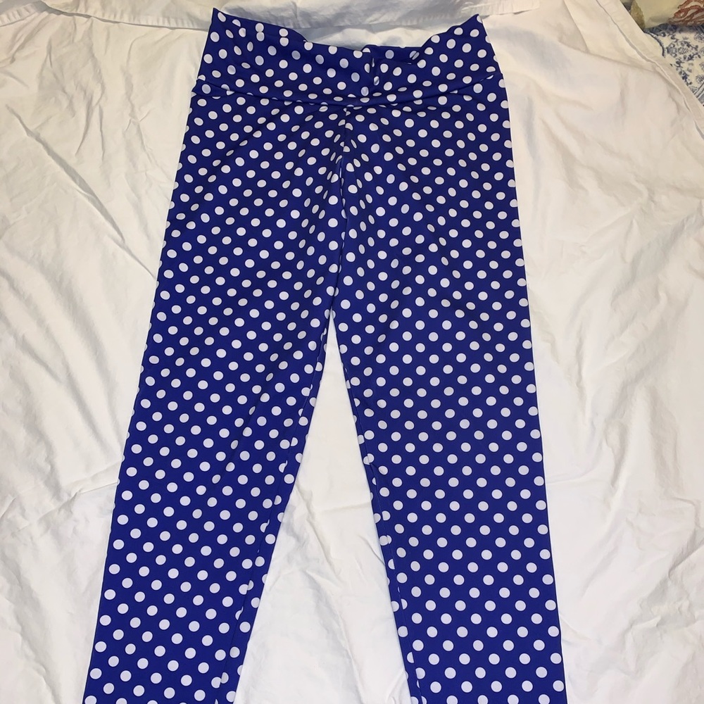Inyo polka dot yoga pants